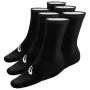 Asics Crew Socks Black 6 pairs - tennis socks