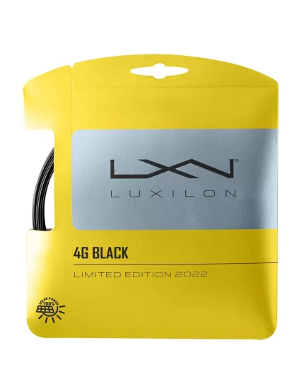 Luxilon 4G Black - tennis string