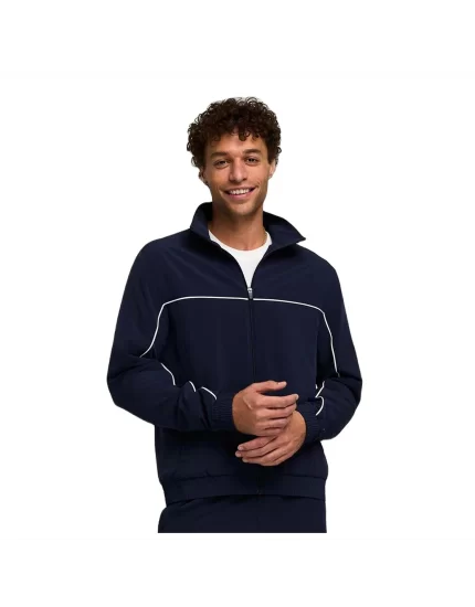 Wilson M Team Woven Jacket Colorblock Navy - tennis jacket