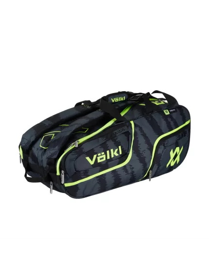 Volkl Zebra Mega Bag Black Neon Yellow - tennis bag