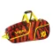Volkl Zebra Combi Bag Lava Black Neon Yellow - tennis bag