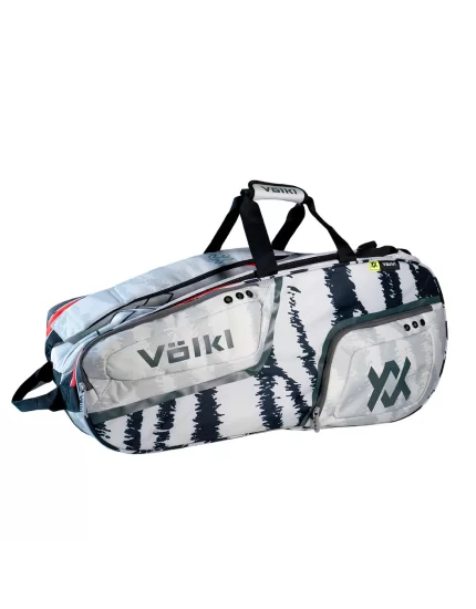 Volkl Zebra Combi Bag White Lava Black - tennis bag