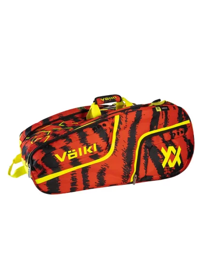Volkl Zebra Mega Bag Lava Black Neon Yellow - tennis bag