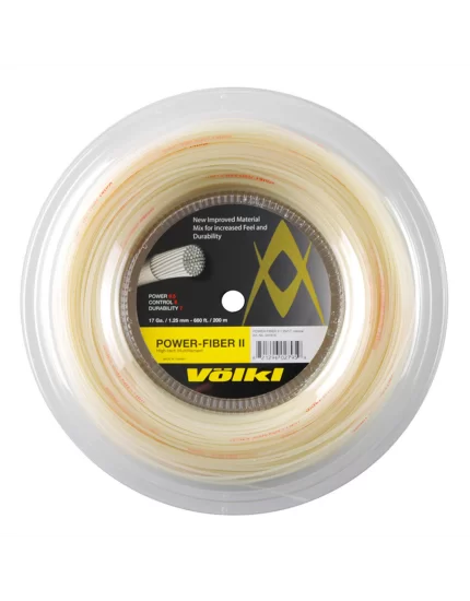 Volkl Power Fiber II Natural 200m - tennis string