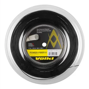 Volkl Power Fiber II Black 1.25 200m - tennis string