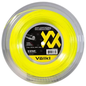 Volkl V-Star Neon Yellow 200m - tennis string