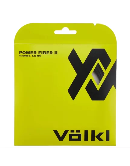 Volkl Power Fiber II Black - tennis string