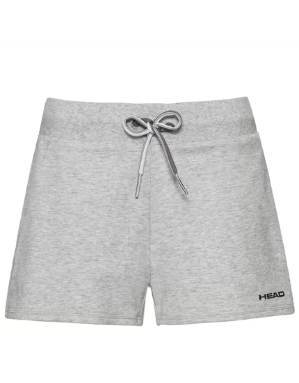 Head Club Ann Shorts W Grey Melange 2020 - womens tennis short