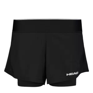 Head Robin Shorts W Black - tennis shorts
