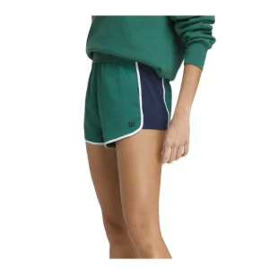 Wilson W Hier Unlined Shorts Field Green - womens tennis shorts