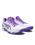 Asics Solution Speed FF 2 Clay White Amethyst - tennis schoes