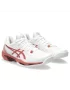 Asics Solution Speed FF 2 White Light Garnet - women tennis shoes