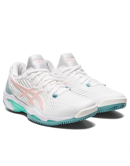 Asics Solution Speed FF 2 White Frosted Rose - tennis schoes
