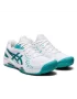 Asics Gel-Challenger 12 Clay White Techno Cyan