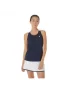 Asics Women Court Tank Midnight Brilliant White - women's tennis t-shirt
