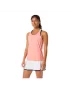 Asics Women Court Tank Guava Brilliant White - women's tennis t-shirt