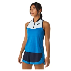 Asics Match Tank Sky Reborn Blue - women's tennis t-shirt