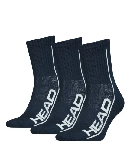 Head Performance Short Crew Black (3 pairs) - tennis socks