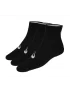 Asics Quarter Black 3 PPK - tennis socks