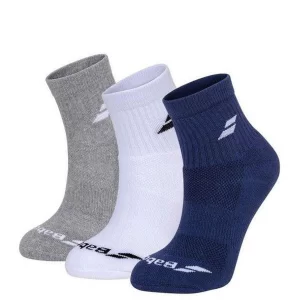 Babolat Quarter Socks (3 pairs) - tennis socks