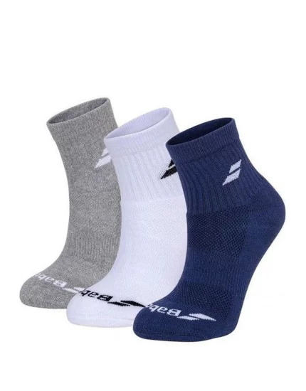 Babolat Quarter Socks (3 pairs) - tennis socks