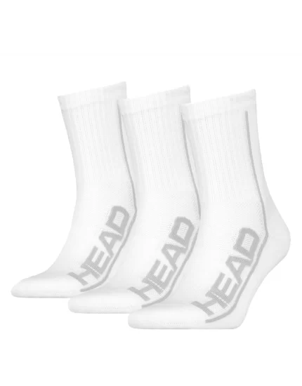 Head Performance Short Crew White (3 pairs) - tennis socks