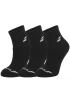 Babolat Quarter Socks Black (3 pairs) - tennis soks