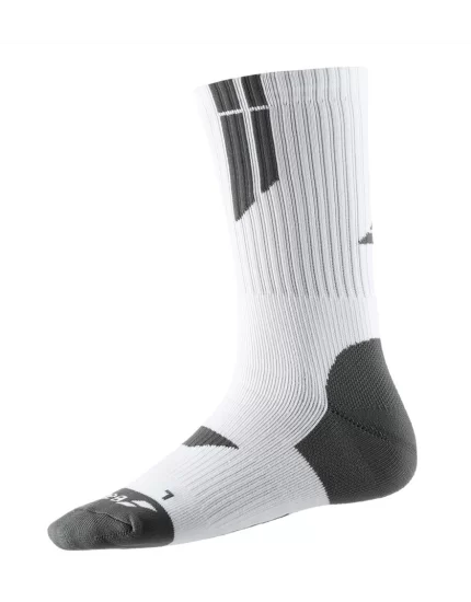 Babolat Team Big Logo (1 para) White Grey- skarpety tenisowe