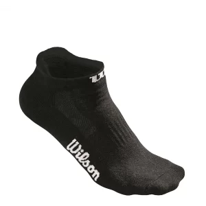 Wilson Women No Show Sock (3 pary) Black - skarpety tenisowe damskie