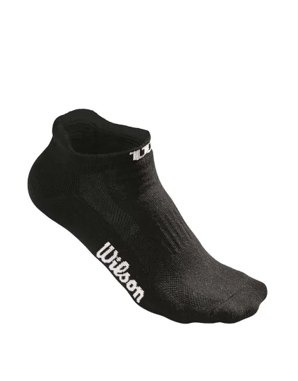 Wilson Women No Show Sock (3 pary) Black - skarpety tenisowe damskie