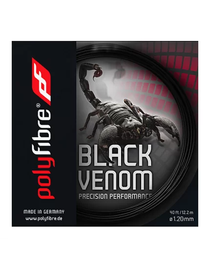 Polyfibre Black Venom - tennis string
