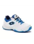 Lotto Space 600 II ALR Junior All White Navy Blue- tennis shoes