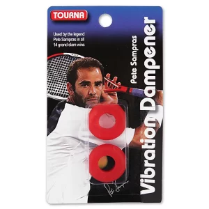 Tourna Vibration Dampener Red Sampras 2 Pack