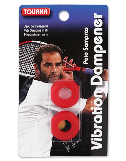 Tourna Vibration Dampener Red Sampras 2 Pack
