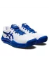 Asics Gel-Resolution 8 Clay White Tuna Blue - tennis shoes