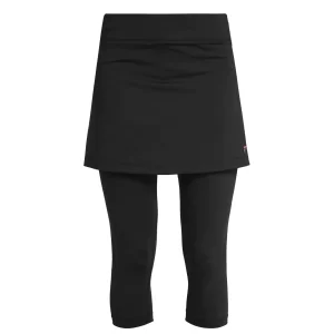 Fila Skort Sina Knee Tight Black - women's tennis skort